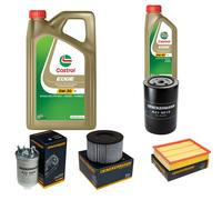 DENCKERMANN Controllo Set 6L CASTROL EDGE 5W-30 C3 Per VW Transporter IV