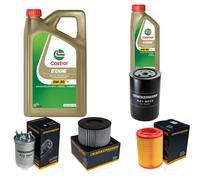 DENCKERMANN Controllo Set 6L CASTROL EDGE 5W-30 C3 Per VW Transporter IV