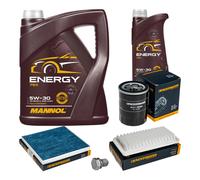 DENCKERMANN Controllo Set 6L MANNOL 5W-30 Per Toyota Corolla 1.8 VVTL-I TS