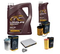 DENCKERMANN Controllo Set 6L MANNOL 5W-30 per VW Lupo 1.2 TDI 3L