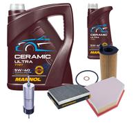 DENCKERMANN Controllo Set 6L MANNOL Ceramic 5W-40 Per BMW X3 xDrive20i