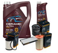 DENCKERMANN Controllo Set 6L MANNOL Ceramic 5W-40 Per Citroën Jumper Kasten