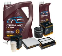 DENCKERMANN Controllo Set 6L MANNOL Ceramic 5W-40 Per KIA Optima Sportswagon