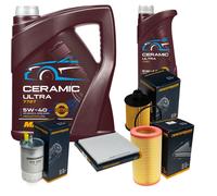 DENCKERMANN Controllo Set 6L MANNOL Ceramic 5W-40 Per Lancia Delta III 1.9 D