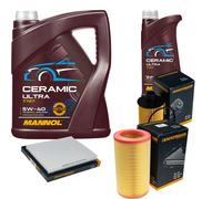 DENCKERMANN Controllo Set 6L MANNOL Ceramic 5W-40 Per Lancia Delta III 1.9 D