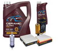 DENCKERMANN Controllo Set 6L MANNOL Ceramic 5W-40 Per MINI Mini Countryman