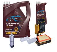 DENCKERMANN Controllo Set 6L MANNOL Ceramic 5W-40 Per MINI Mini Countryman