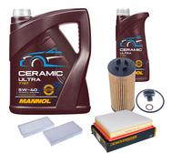 DENCKERMANN Controllo Set 6L MANNOL Ceramic 5W-40 Per MINI Mini One BMW 2