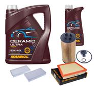DENCKERMANN Controllo Set 6L MANNOL Ceramic 5W-40 Per MINI Mini One BMW 2
