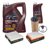 DENCKERMANN Controllo Set 6L MANNOL Ceramic 5W-40 Per MINI Mini One BMW 2