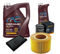 DENCKERMANN Controllo Set 6L MANNOL Ceramic 5W-40 Per Saab 9-5 Kombi 2.0 T