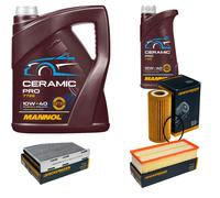 DENCKERMANN Controllo Set 6L MANNOL Ceramic Pro 10W-40 Per Audi Q3 8UB 8UG