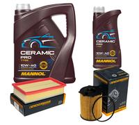 DENCKERMANN Controllo Set 6L MANNOL Ceramic Pro 10W-40 Per Citroën Jumpy