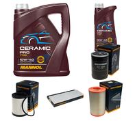 DENCKERMANN Controllo Set 6L MANNOL Ceramic Pro 10W-40 Per Fiat Ducato Bus
