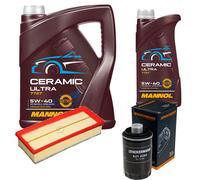 Denckermann Controllo Set 6L mannol Ceramica 5W-40 per Audi A4 di Avant 1.8