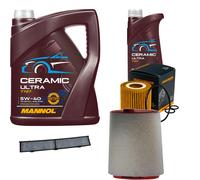 Denckermann Controllo Set 6L mannol Ceramica 5W-40 per BMW 1er 120i