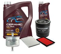 Denckermann Controllo Set 6L mannol Ceramica 5W-40 per Nissan Terrano II 2.4i