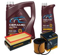 Denckermann Controllo Set 6L mannol Ceramica 5W-40 per Peugeot 508 Sw Io
