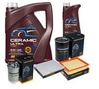 Denckermann Controllo Set 6L mannol Ceramica 5W-40 per VW Golf IV Cabriolet