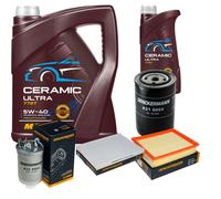 Denckermann Controllo Set 6L mannol Ceramica 5W-40 per VW Vento 1.9 Td Golf