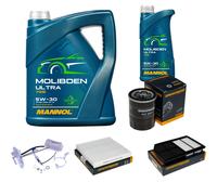 Denckermann Controllo Set 6L mannol Molibden -custodia 5W-30 per