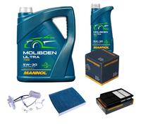 Denckermann Controllo Set 6L mannol Molibden Trekking Ultra 5W-30 per