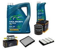 DENCKERMANN Controllo Set 6L MANNOL MOLIBDEN Ultra 5W-30 Per Chevrolet