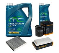 Denckermann Controllo Set 6L mannol Molibden Ultra 5W-30 per Corolla di Toyota