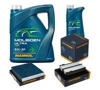 Denckermann Controllo Set 6L mannol Molibden Ultra 5W-30 per Honda Hr-V 1.5