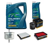 Denckermann Controllo Set 6L mannol Molibden Ultra 5W-30 per : Nissan Primera