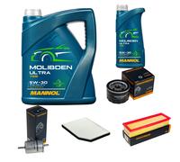 DENCKERMANN Controllo set 6L MANNOL Molibden Ultra 5W-30 per Renault Laguna