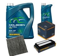 Denckermann Controllo Set 6L mannol Molibden Ultra 5W-30 per Ruota Honda