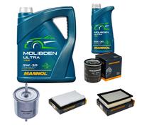 DENCKERMANN Controllo Set 6L MANNOL MOLIBDENE ULTRA 5W-30 Per MAZDA TRIBUTE