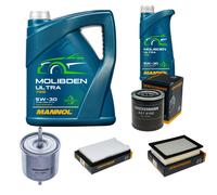 DENCKERMANN Controllo Set 6L MANNOL MOLIBDENE ULTRA 5W-30 Per MAZDA TRIBUTE