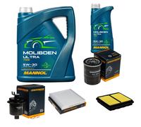 DENCKERMANN Controllo Set 6L MANNOL MOLIBDENO ULTRA 5W-30 Per Honda Civic VI