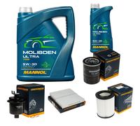 DENCKERMANN Controllo Set 6L MANNOL MOLIBDENO ULTRA 5W-30 Per Honda CR-V II