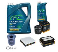 DENCKERMANN Controllo Set 6L MANNOL MOLIBDENO ULTRA 5W-30 Per Hyundai Kona