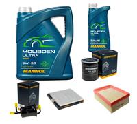 DENCKERMANN Controllo Set 6L MANNOL MOLIBDENO ULTRA 5W-30 Per KIA Carens III