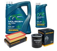 DENCKERMANN Controllo Set 6L MANNOL MOLIBDENO Ultra 5W-30 Per KIA Rio II 1.4