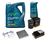 DENCKERMANN Controllo Set 6L MANNOL MOLIBDENO ULTRA 5W-30 Per Mitsubishi