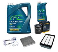 DENCKERMANN Controllo Set 6L MANNOL MOLIBDENO ULTRA 5W-30 Per Mitsubishi