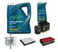 DENCKERMANN Controllo Set 6L MANNOL MOLIBDENO ULTRA 5W-30 Per NISSAN PRIMERA
