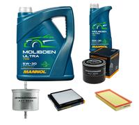DENCKERMANN Controllo Set 6L MANNOL MOLIBDENO ULTRA 5W-30 Per Volvo V40 Kombi