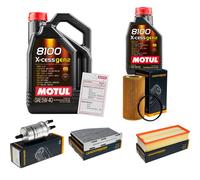 DENCKERMANN Controllo Set 6L MOTUL 8100 X-CESS 5W-40 Per Audi TT 2.0 TFSI VW