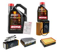 DENCKERMANN Controllo Set 6L MOTUL 8100 X-CESS 5W-40 Per Audi TT 2.0 TTS