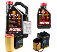 DENCKERMANN Controllo Set 6L MOTUL 8100 X-CESS 5W-40 Per Lancia Delta III