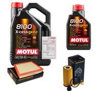 DENCKERMANN Controllo Set 6L MOTUL 8100 X-CESS 5W-40 Per MINI Mini One BMW