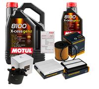 DENCKERMANN Controllo Set 6L MOTUL 8100 X-CESS 5W-40 Per Mitsubishi