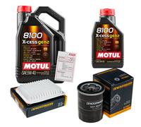 DENCKERMANN Controllo Set 6L MOTUL 8100 X-CESS 5W-40 Per Mitsubishi