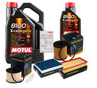 DENCKERMANN Controllo Set 6L MOTUL 8100 X-CESS 5W-40 Per Peugeot 508 SW I